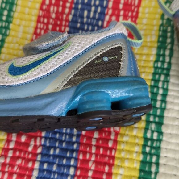 Nike Shox toddler 3155-42 blue tennis athletic shoes size 4C - Picture 6 of 6